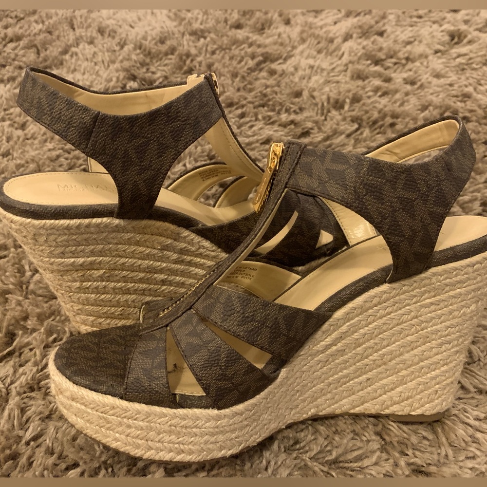 Michael Kors wedge. New only worn one time.
